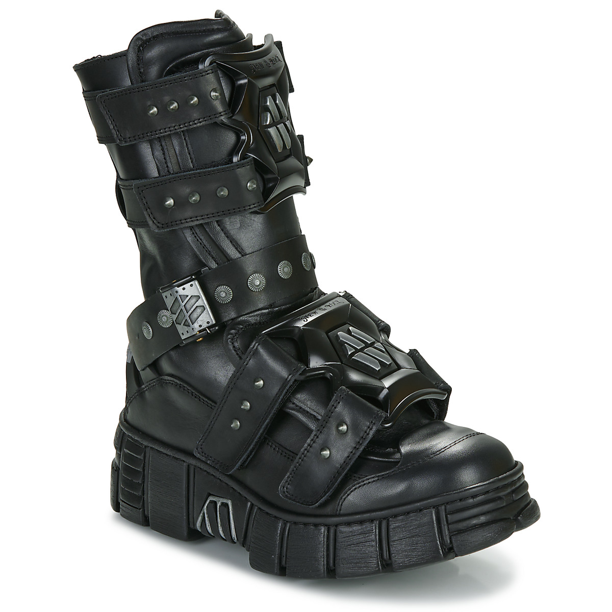 鞋子 短筒靴 New Rock WALL 422 黑色
