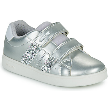 鞋子 女孩 球鞋基本款 Geox 健乐士 J ECLYPER GIRL 银灰色