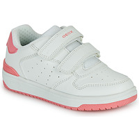 鞋子 女孩 球鞋基本款 Geox 健乐士 J WASHIBA GIRL 白色 / 玫瑰色