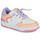 鞋子 女孩 球鞋基本款 Geox 健乐士 J WASHIBA GIRL 白色 / 橙色 / 紫罗兰