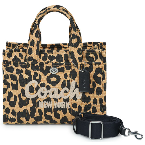 包 女士 手包 Coach CARGO TOTE 26 Leopard