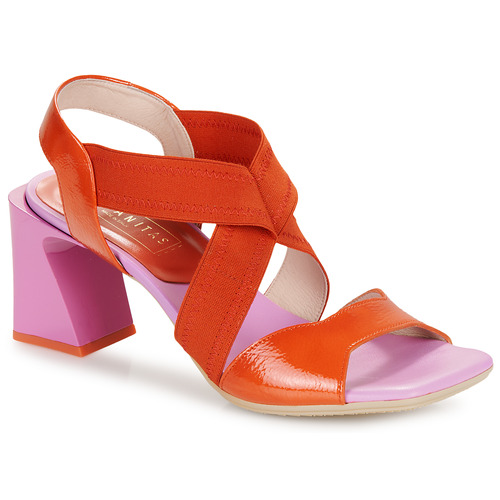 鞋子 女士 凉鞋 Hispanitas MALLORCA R 红色 / 紫罗兰