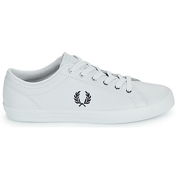 Fred Perry BASELINE LEATHER 白色 / 海蓝色