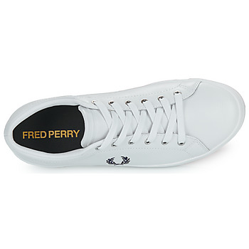 Fred Perry BASELINE LEATHER 白色 / 海蓝色