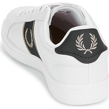 Fred Perry B721 Leather Branded Webbing 白色 / 黑色