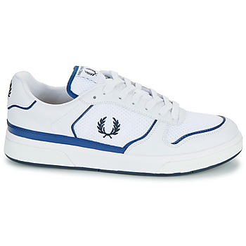 Fred Perry B300 Leather / Mesh 白色 / 蓝色