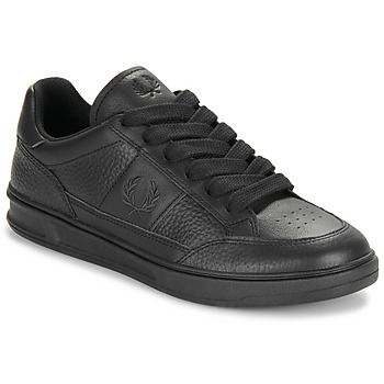 Fred Perry B440 TEXTURED Leather 黑色