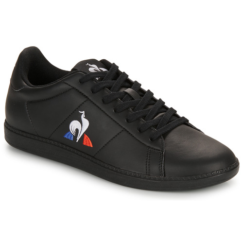 鞋子 男士 球鞋基本款 Le Coq Sportif 乐卡克 COURTSET_2 黑色