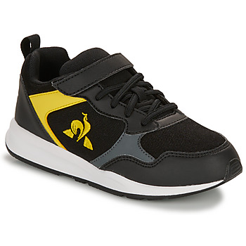 鞋子 儿童 球鞋基本款 Le Coq Sportif 乐卡克 R500 KIDS 黑色 / 黄色