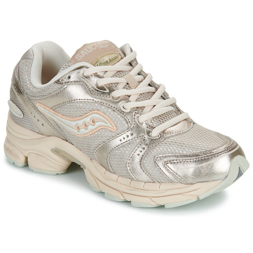 鞋子 女士 球鞋基本款 Saucony Progrid Triumph 4 米色 / 灰色 / 银灰色