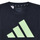 衣服 男孩 短袖体恤 Adidas Sportswear U TR-ES LOGO T 煤黑色 / 绿色