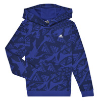 衣服 男孩 卫衣 Adidas Sportswear J CAMLOG FT HD 蓝色