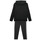 衣服 男孩 厚套装 Adidas Sportswear J 3S TIB FL TS 黑色 / 灰色