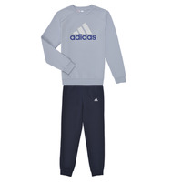 衣服 男孩 厚套装 Adidas Sportswear J BL FL TS 海蓝色 / 蓝色 / 白色