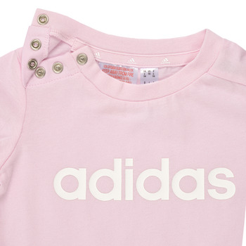 Adidas Sportswear I LIN CO T SET 玫瑰色 / 灰色
