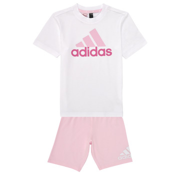 Adidas Sportswear LK BL CO T SET 玫瑰色 / 白色