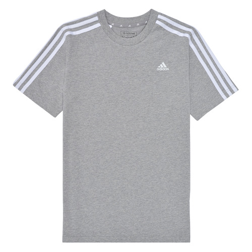衣服 儿童 短袖体恤 Adidas Sportswear U 3S TEE 灰色 / 白色