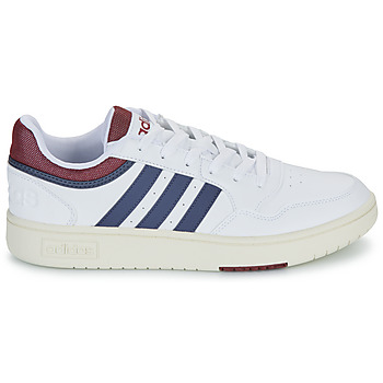 Adidas Sportswear HOOPS 3.0 白色 / 海蓝色 / 波尔多红