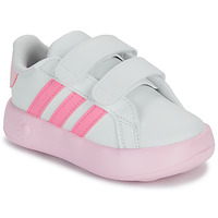 鞋子 女孩 球鞋基本款 Adidas Sportswear GRAND COURT 2.0 CF I 白色 / 玫瑰色