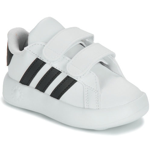 鞋子 儿童 球鞋基本款 Adidas Sportswear GRAND COURT 2.0 CF I 白色 / 黑色