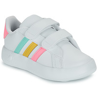 鞋子 女孩 球鞋基本款 Adidas Sportswear GRAND COURT 2.0 CF I 白色 / 多彩