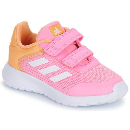 鞋子 女孩 球鞋基本款 Adidas Sportswear Tensaur Run 2.0 CF I 玫瑰色 / 橙色