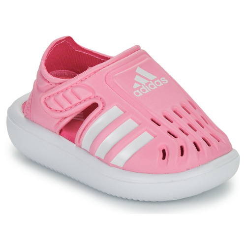 鞋子 女孩 球鞋基本款 Adidas Sportswear WATER SANDAL I 玫瑰色 / 白色