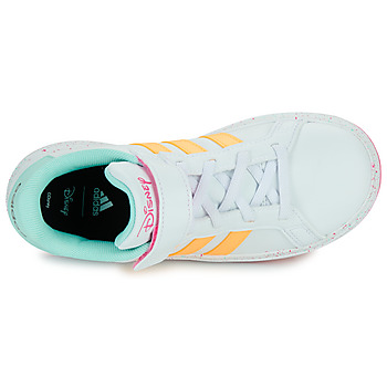 Adidas Sportswear GRAND COURT MINNIE EL K 白色 / 黄色 / 玫瑰色