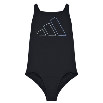 衣服 女孩 单件泳装 adidas Performance 阿迪达斯运动训练 BIG BARS SUIT G 黑色