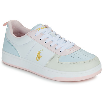 鞋子 女孩 球鞋基本款 Polo Ralph Lauren POLO COURT II 白色 / 多彩