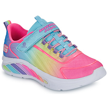 鞋子 女孩 球鞋基本款 Skechers 斯凯奇 RAINBOW CRUISERS 多彩