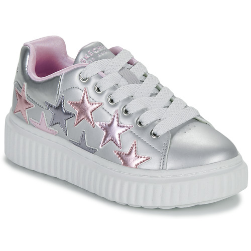 鞋子 女孩 球鞋基本款 Skechers 斯凯奇 HI RIDGE - SUPERSTARDOM 银灰色