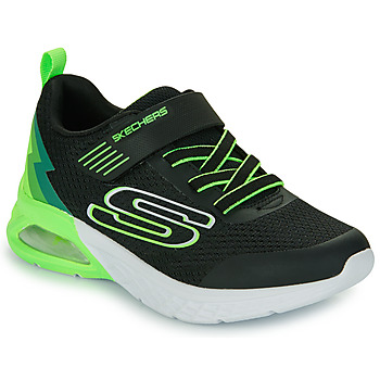 鞋子 男孩 球鞋基本款 Skechers 斯凯奇 MICROSPEC MAX II - VODROX 黑色 / 绿色