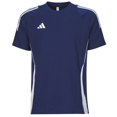 衣服 男士 短袖体恤 adidas Performance 阿迪达斯运动训练 TIRO24 SWTEE 海蓝色 / 白色