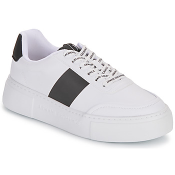 鞋子 女士 球鞋基本款 EMPORIO ARMANI EAX XDX134 白色 / 黑色