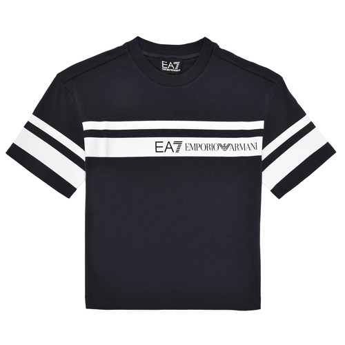 衣服 男孩 短袖体恤 EA7 EMPORIO ARMANI TSHIRT 3DBT58 黑色 / 白色