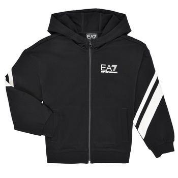 衣服 男孩 卫衣 EA7 EMPORIO ARMANI FELPA 3DBM65 黑色 / 白色