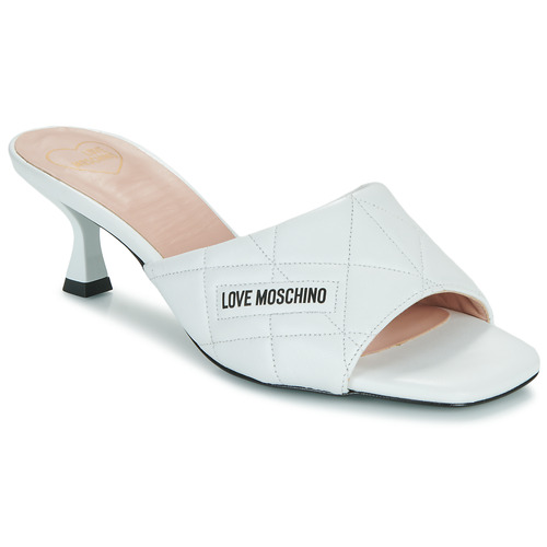 鞋子 女士 休闲凉拖/沙滩鞋 Love Moschino LOVE MOSCHINO QUILTED 白色