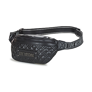 Love Moschino QUILTED BUMBAG 黑色 / Gunmetal