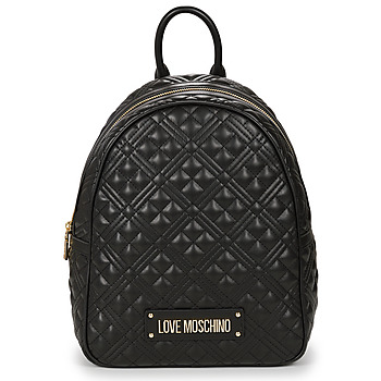 Love Moschino QUILTED BCKPCK 黑色 / 金色