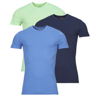 衣服 男士 短袖体恤 Polo Ralph Lauren S / S CREW-3 PACK-CREW UNDERSHIRT 蓝色 / 海蓝色 / 绿色