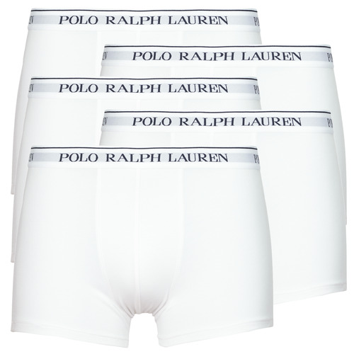 内衣 男士 拳击 Polo Ralph Lauren CLSSIC TRUNK-5 PACK-TRUNK 白色