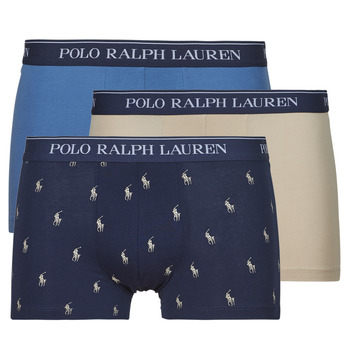 内衣 男士 拳击 Polo Ralph Lauren CLSSIC TRUNK-3 PACK-TRUNK 海蓝色 / 米色
