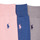 配件 短筒袜 Polo Ralph Lauren 84023PK-MERC 3PK-CREW SOCK-3 PACK 海蓝色 / 灰色 / 玫瑰色