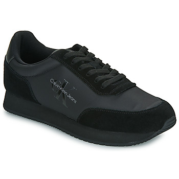 鞋子 男士 球鞋基本款 Calvin Klein Jeans RETRO RUNNER LOW LACEUP SU-NY 黑色