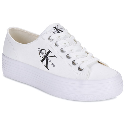 鞋子 女士 球鞋基本款 Calvin Klein Jeans VULC FLATFORM ESSENTIAL MONO 白色