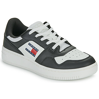 鞋子 女士 球鞋基本款 Tommy Jeans TJW RETRO BASKET ESS 白色 / 黑色