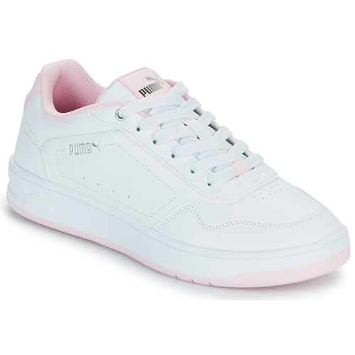 鞋子 女士 球鞋基本款 Puma 彪马 COURT CLASSIC 白色 / 玫瑰色