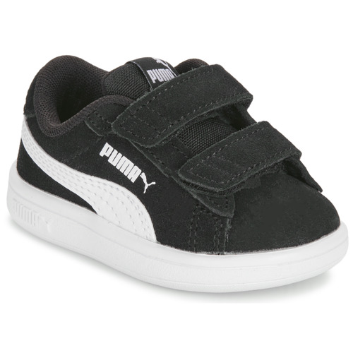 鞋子 男孩 球鞋基本款 Puma 彪马 SMASH 3.0 INF 黑色 / 白色