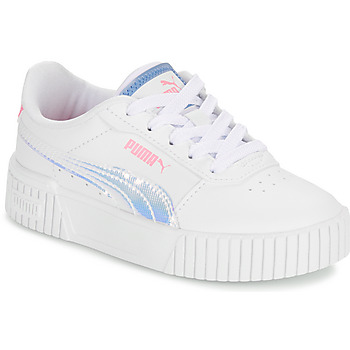 鞋子 女孩 球鞋基本款 Puma 彪马 CARINA 2.0 PS 白色 / 玫瑰色